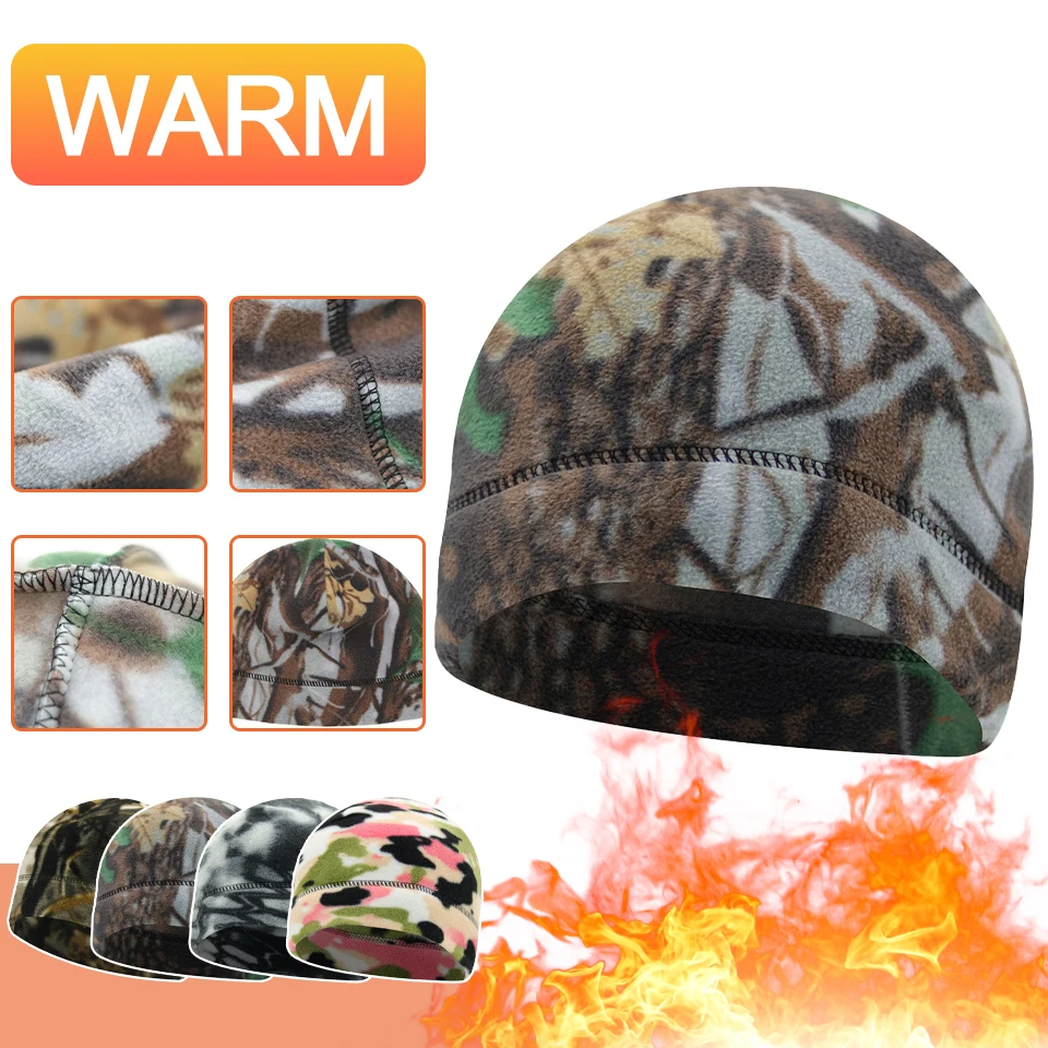 LOOGDEEL Windproof Fleece Warm Cap Winter Men Women Cycling Skiing Hat Mountaineering Bicycle Motorcycle Thermal Headwear