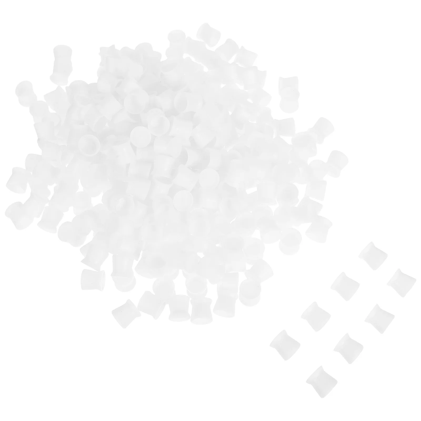 

300Pcs Tattoo Ink Cups Silicone Pigment Holder Disposable for Microblading Eyebrow Makeup Supplies Ink Cup for Tattooing