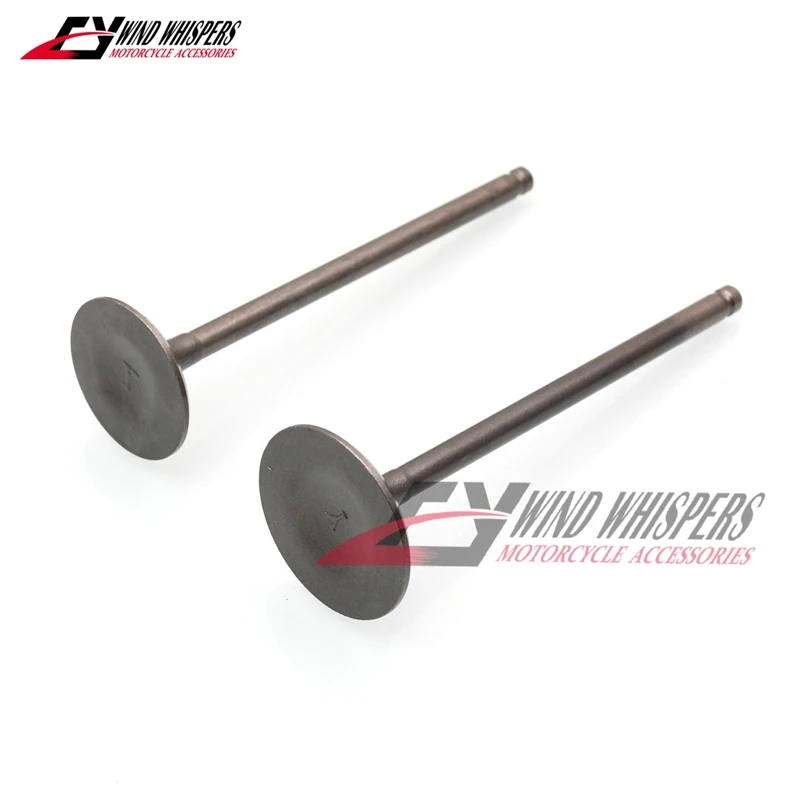 2XPCS Motorcycle Intake Exhaust Valves Set Fit Suzuki AN250 AN 250 AN400 AN 400 Burgman 400cc