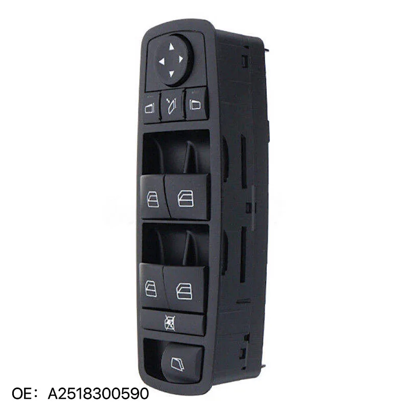 OE A2518300590 Electric Power Switch Master Control Switch Auto Parts For Benz ML350 W251 X164 GL450 R350