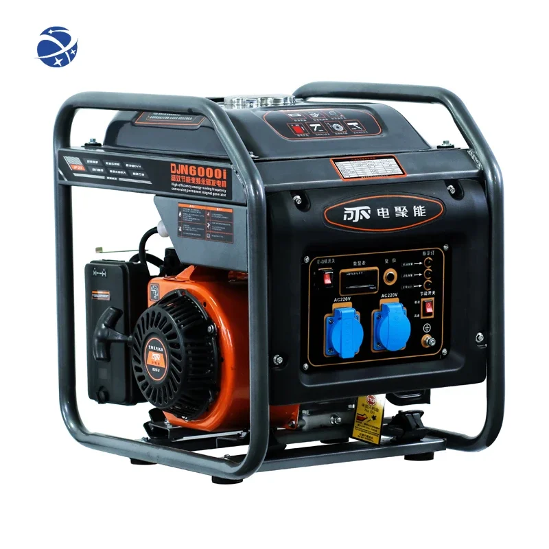 

YUNYI Portable Gasoline Generator from China 4.5kw 5 230V AC Single Phase Output Silent Start System Single Cylinder Engine Gens