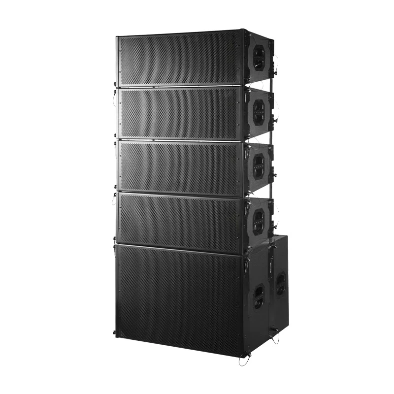 High quality passive Double 8 inch line array speakers high power stage performance dual 8 inch line array sound system