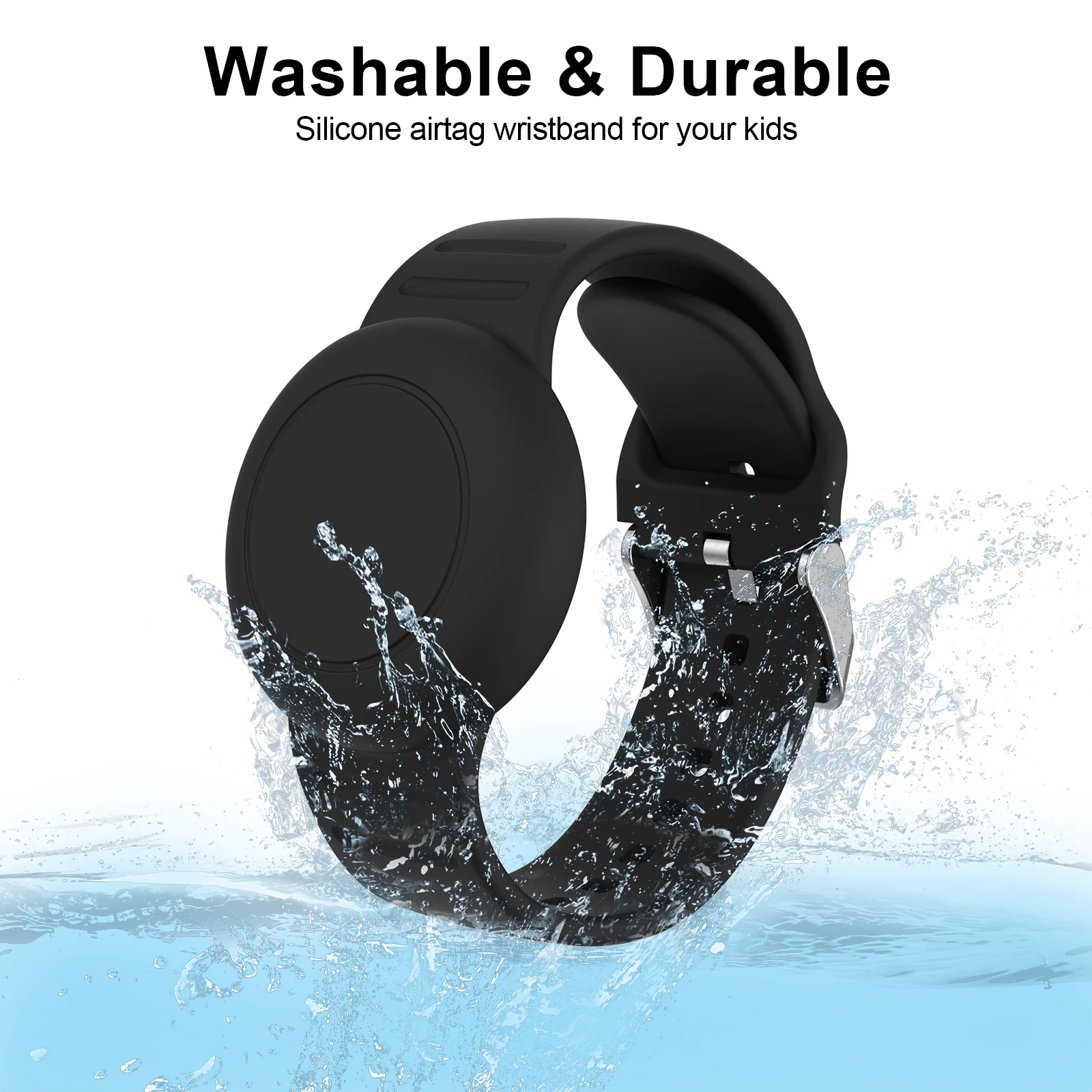 Étui étanche pour Apple AirTag, bracelet en Silicone, housse de protection Anti-perte pour enfants, localisateur de traqueur, bracelet