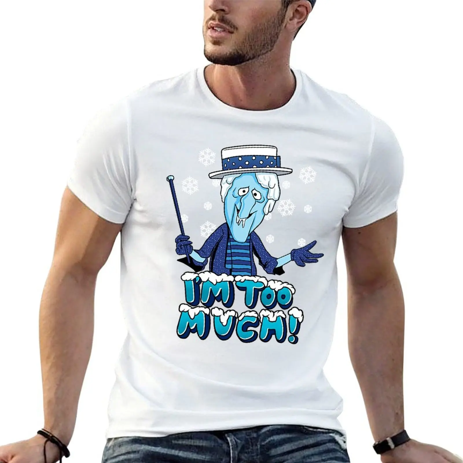 Snow Miser T-Shirt Short sleeve tee cotton graphic tees shirts men