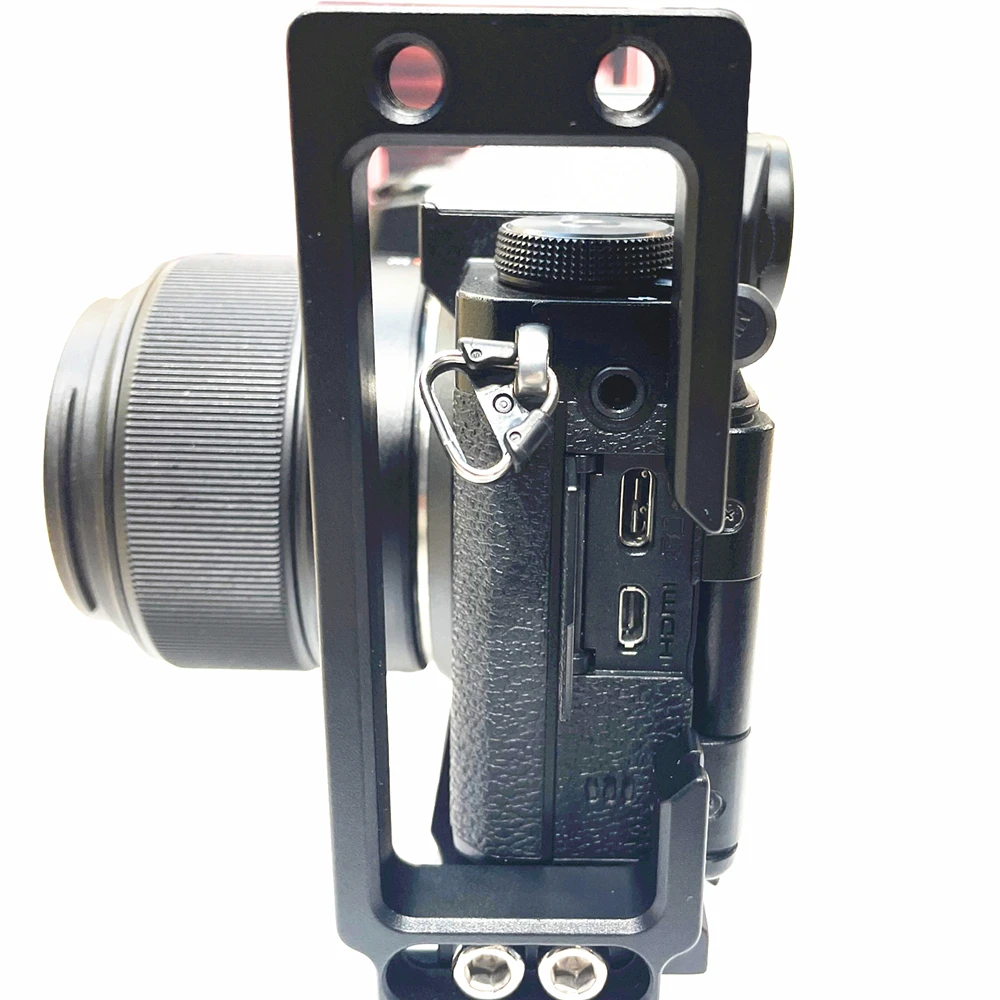 X-S20 Cable Lock Quick L Plate Tripod Holder for Fujifilm XS20 Fuji Mirrorless Camera  Live Streaming Tethered Shooting