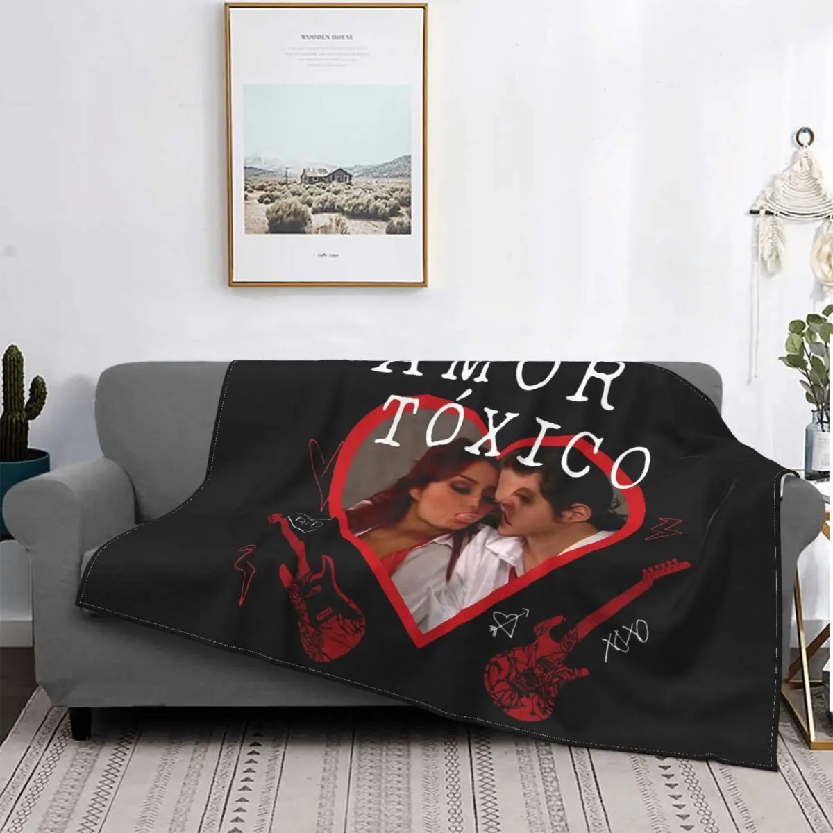 Rebelde Blanket Fleece Velvet Summer Multifunction Lightweight Thin Amor Txico Throw Blankets For Bedding Rug Piece