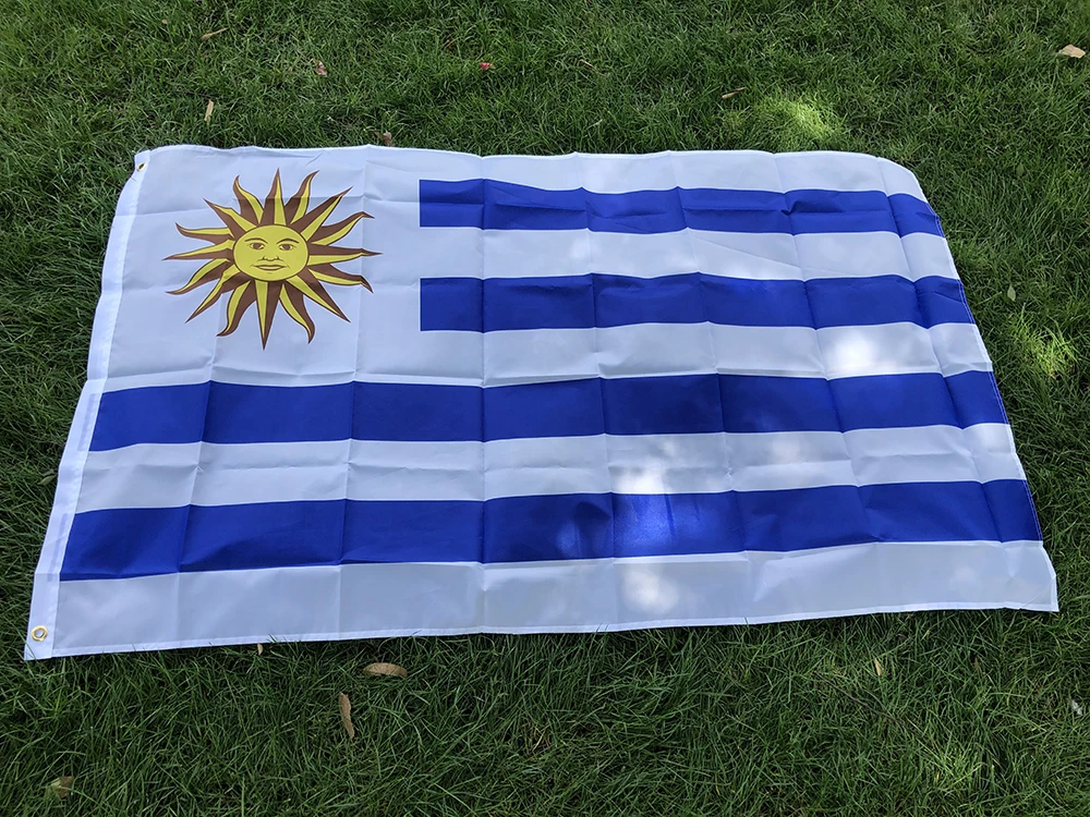 Bandera uruguaya en poliéster de alta calidad para interior/exterior - imagen 2