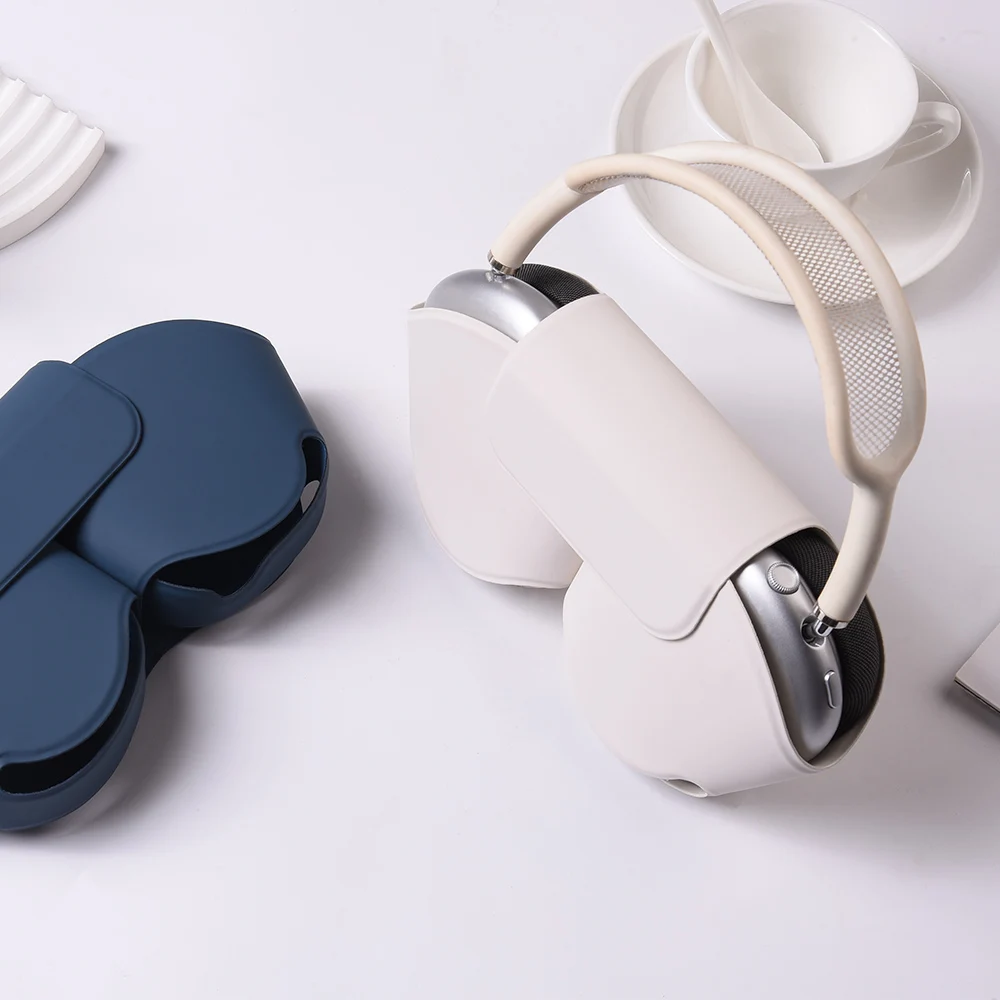 حافظة لهاتف AirPods Max غطاء حماية لسماعات الأذن الذكية لأجهزة Apple AirPods Max حافظات جلدية ناعمة لسماعات الرأس ملحقات Coque