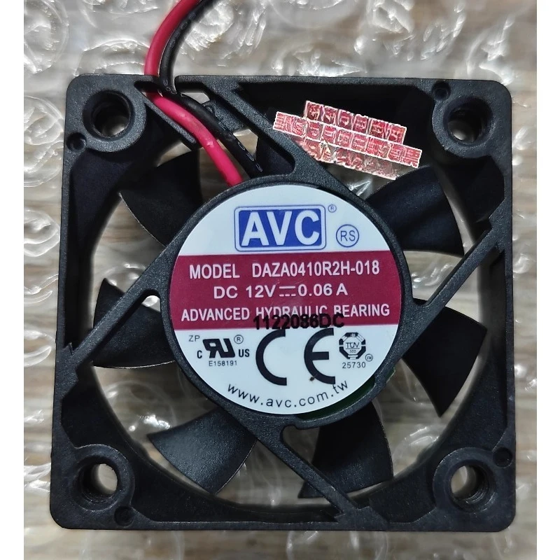 

Новый вентилятор-кулер для AVC DAZA04010R2H-018, 12 В постоянного тока, 0,06 А, вентилятор для жесткого диска, 40x40x10 мм