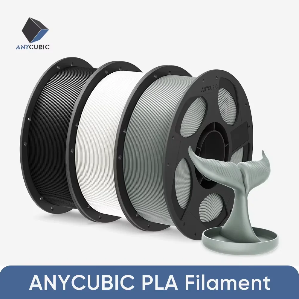 ANYCUBIC – Filament multicolore pour imprimante 3D PLA 1.75mm, 1 kg/rouleau, consommables en plastique et caoutchouc, matériau pour imprimante 3D FDM Kobra 2 Pro