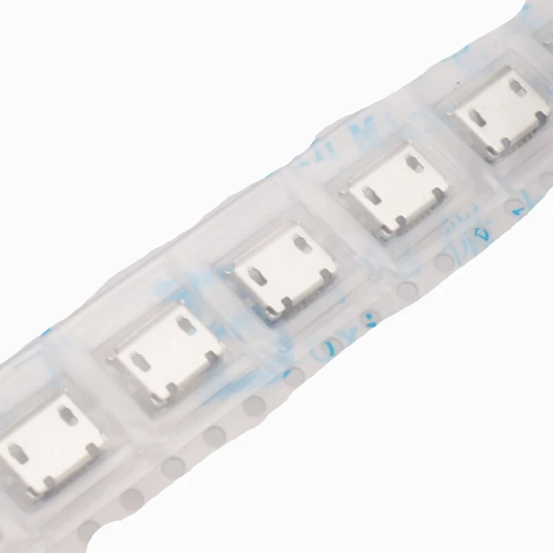 

500PCS Braid Micro SMD USB Patch Data Plug SMT MICROUSB Socket