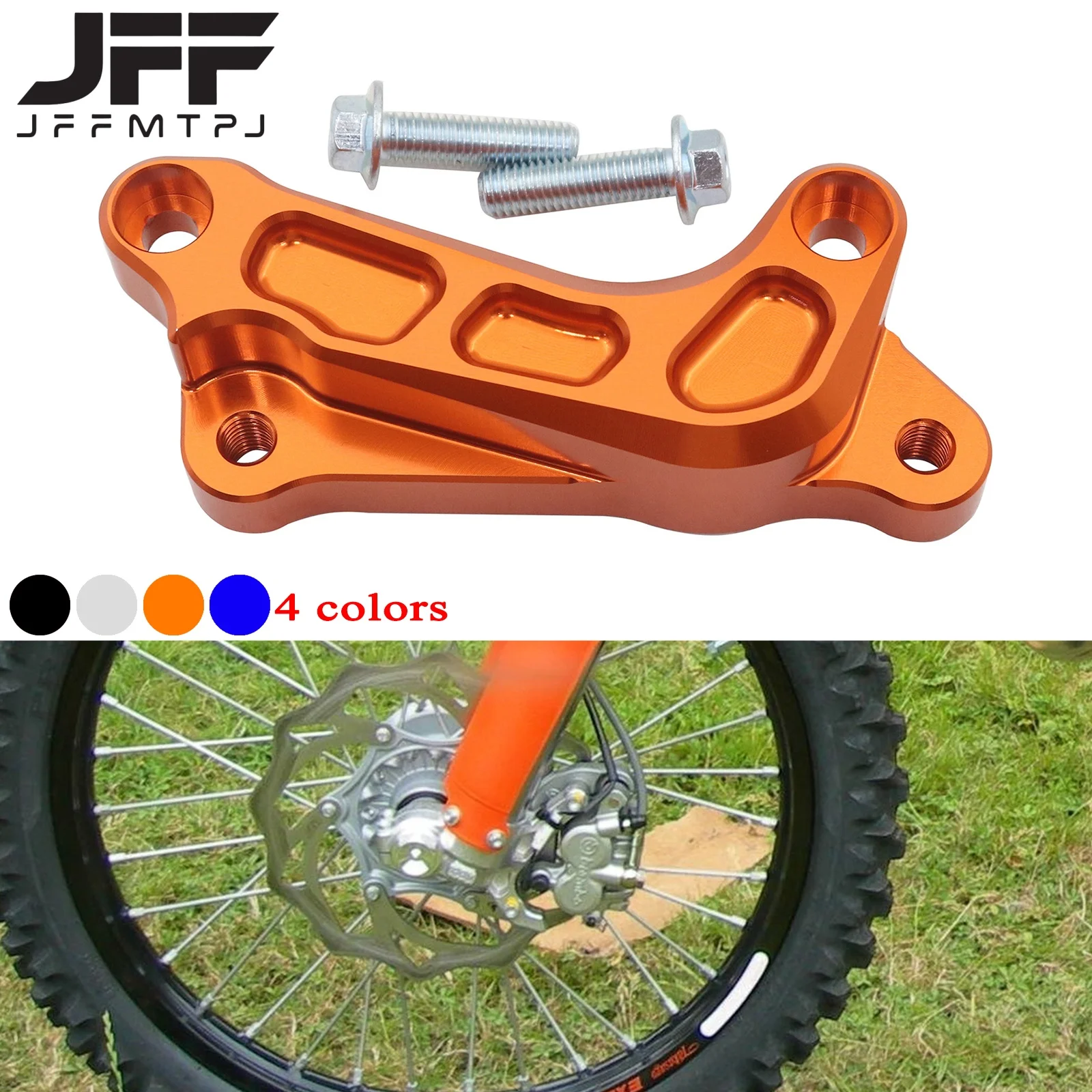 320mm Disc Brake Caliper Mount Adapter Front and Rear Column Brackets for KTM XC XCF XCW SX SXF EXC EXCF TPI Six-day 1994-2023