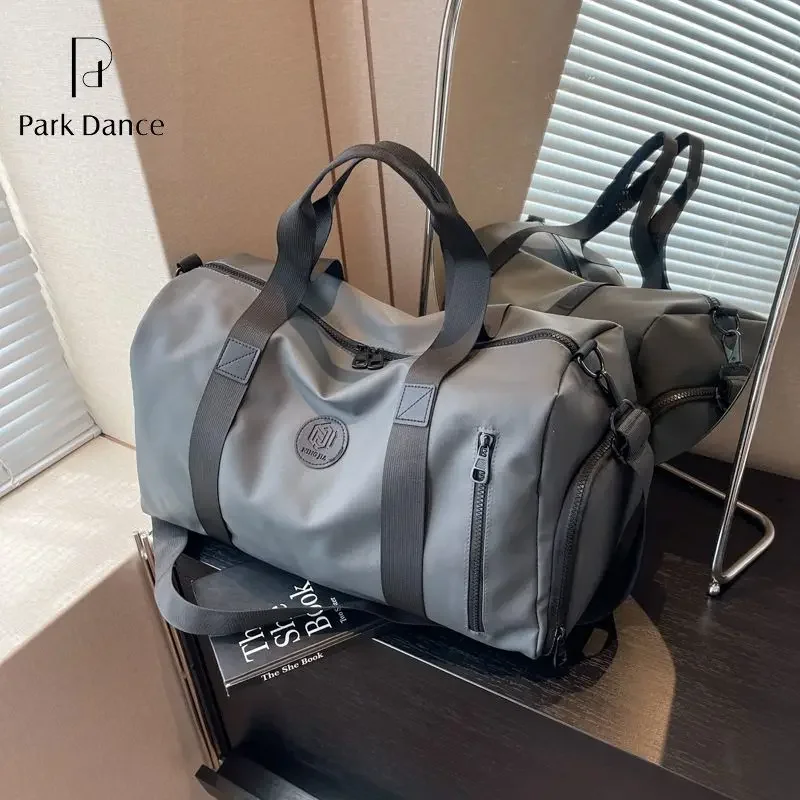 Borsa da viaggio corta Borsa da viaggio d'affari di grande capacità da donna Borsa da viaggio leggera Separazione asciutta e bagnata Borsa da fitness per allenamento sportivo