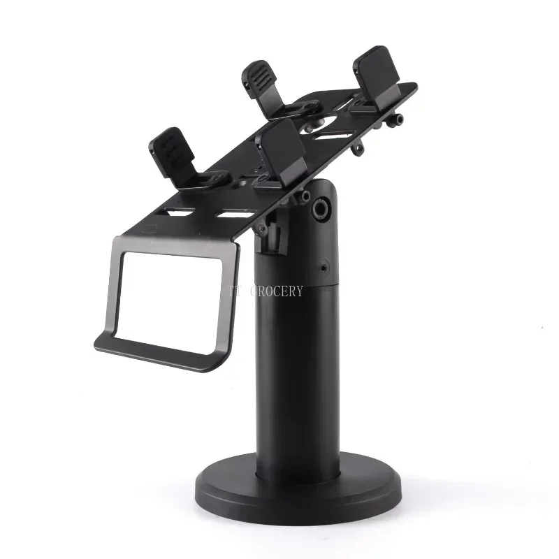 POS Machine Stand For Supermarket Cashier Bracket Bank Credit Card Holder Machine 360 Adjustable Rotation Handheld Display