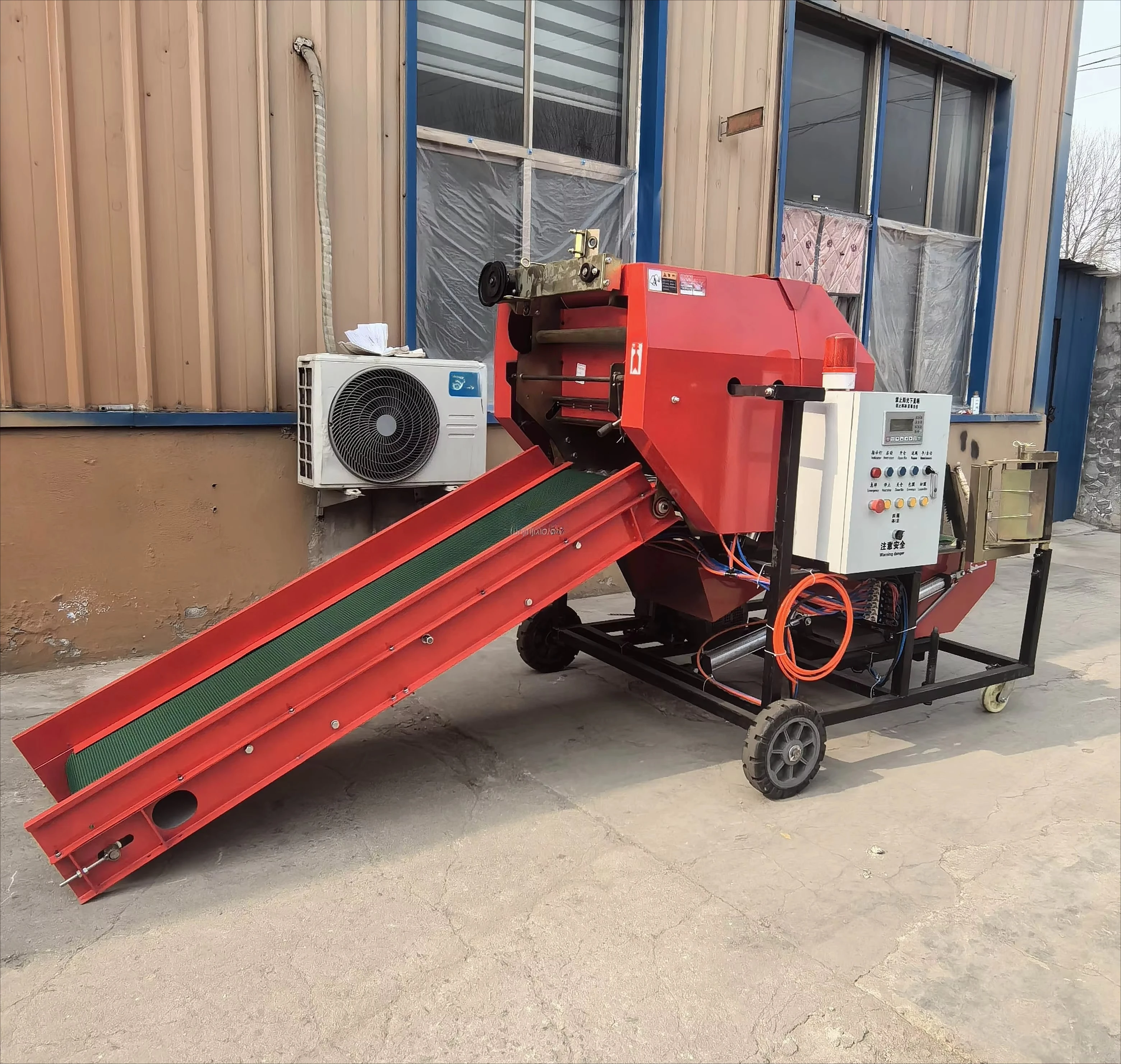 Automatic farm silage baler, packaging and packaging machine, cattle and sheep planting straw