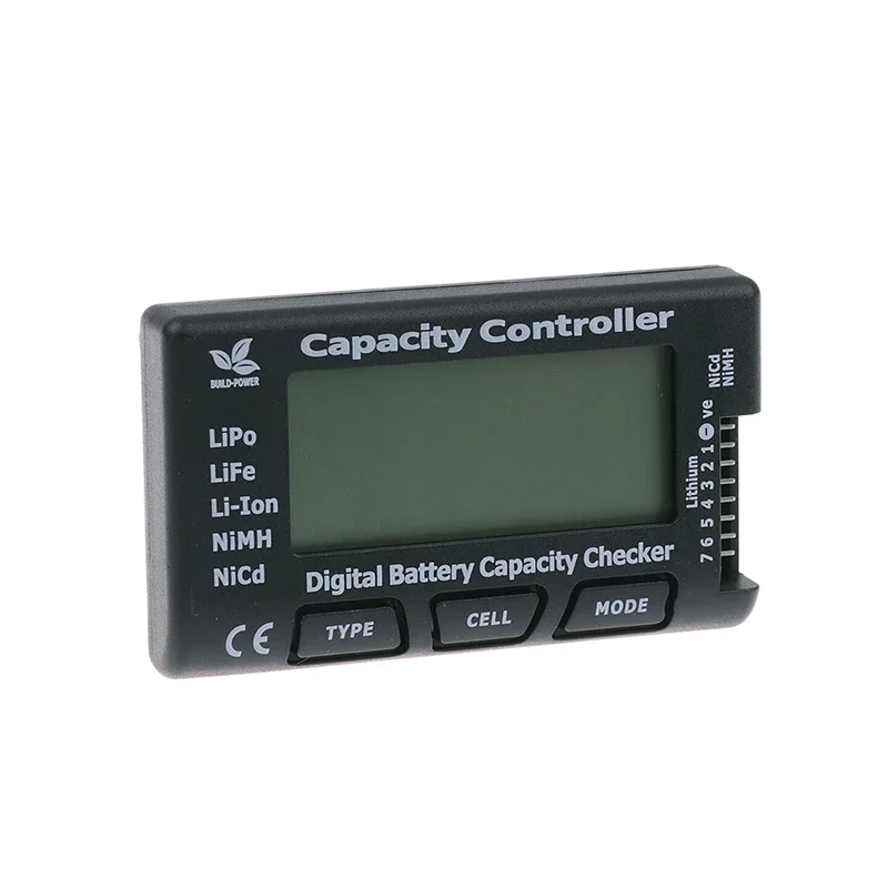 Smart RC Power Meter Digital Battery Tester - 1-7S Lipo Voltage Capacity Checker with Balance Function