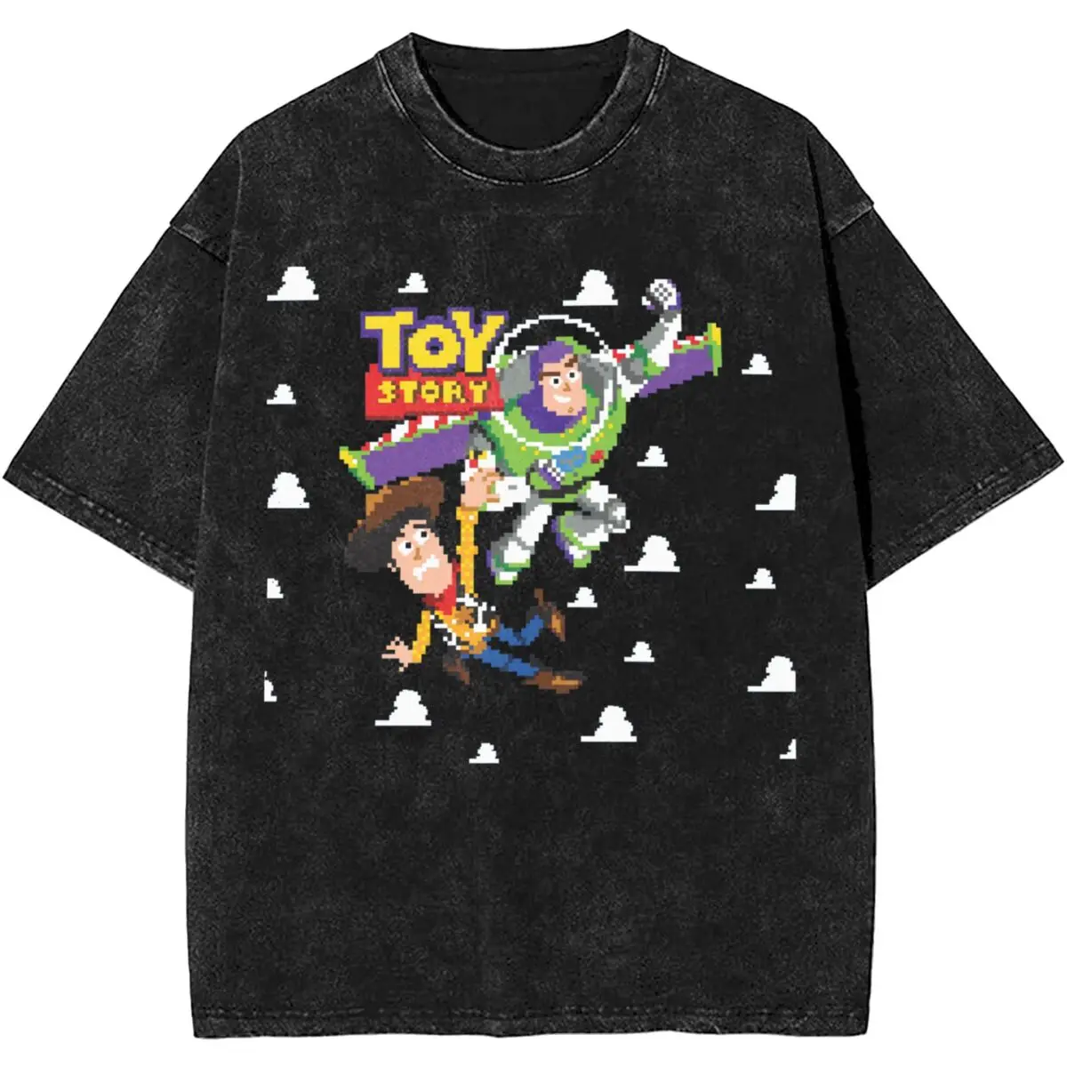 Toy Story Woody And Buzz Lightyear Shirts Streetwear for Men Women Novelty T-Shirt Oversize Style