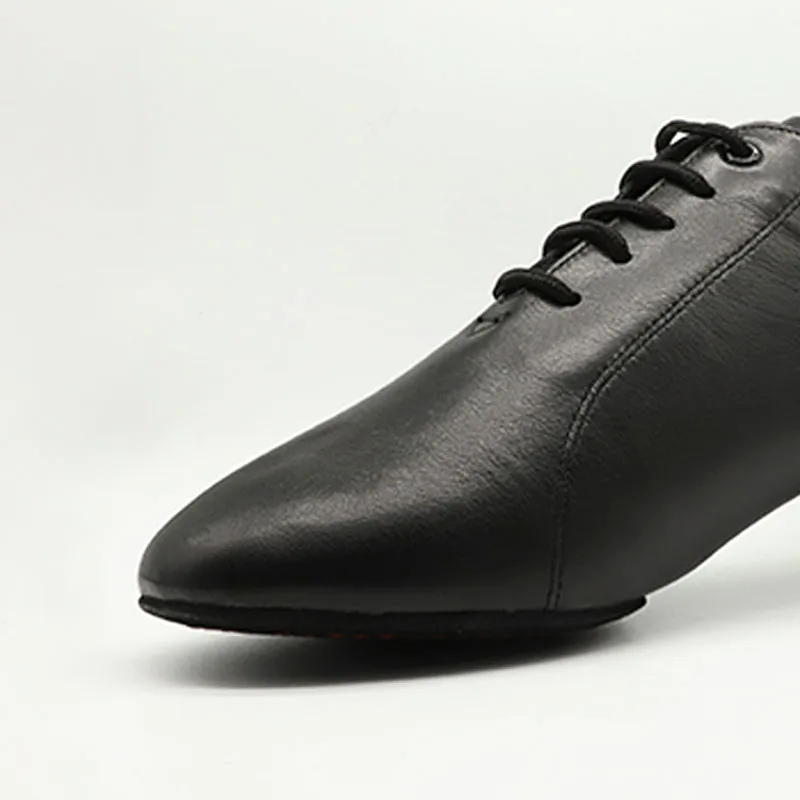 BD Men Latin Dance Shoes Genuine Leather Split Outsole Dancing Shoe Ballroom Dancesport Dance Sneake Shoe Samba Chacha Jive