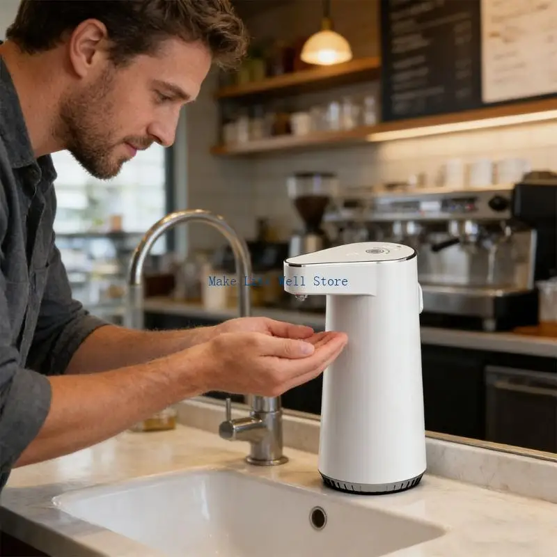  Easy Soap Dispenser With Slanted Position And See Through Window Panel