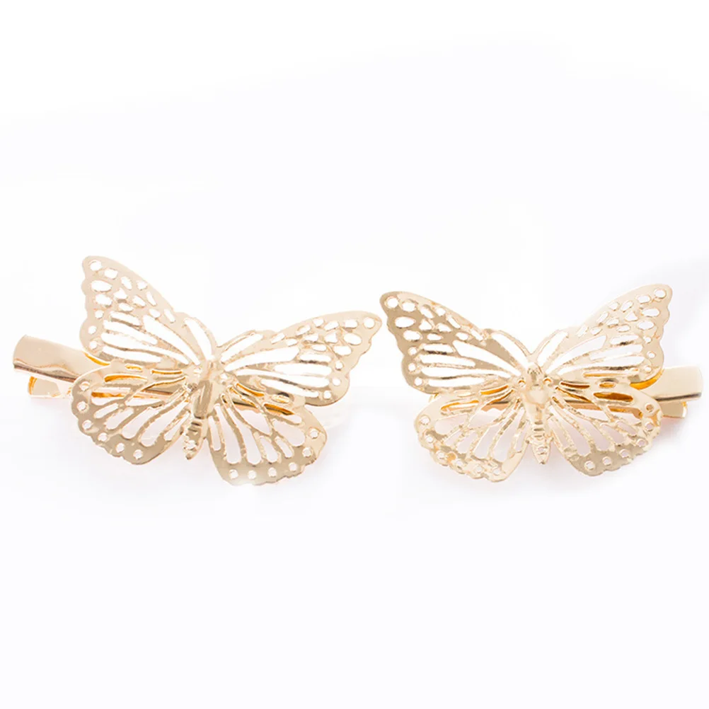 

6pcs Barrette Hair Accessory Hairwear Jewelry Women's Alloy Hair Pin Hair Clip Hair Holder(3pcs Right and 3pcs Left Clip)