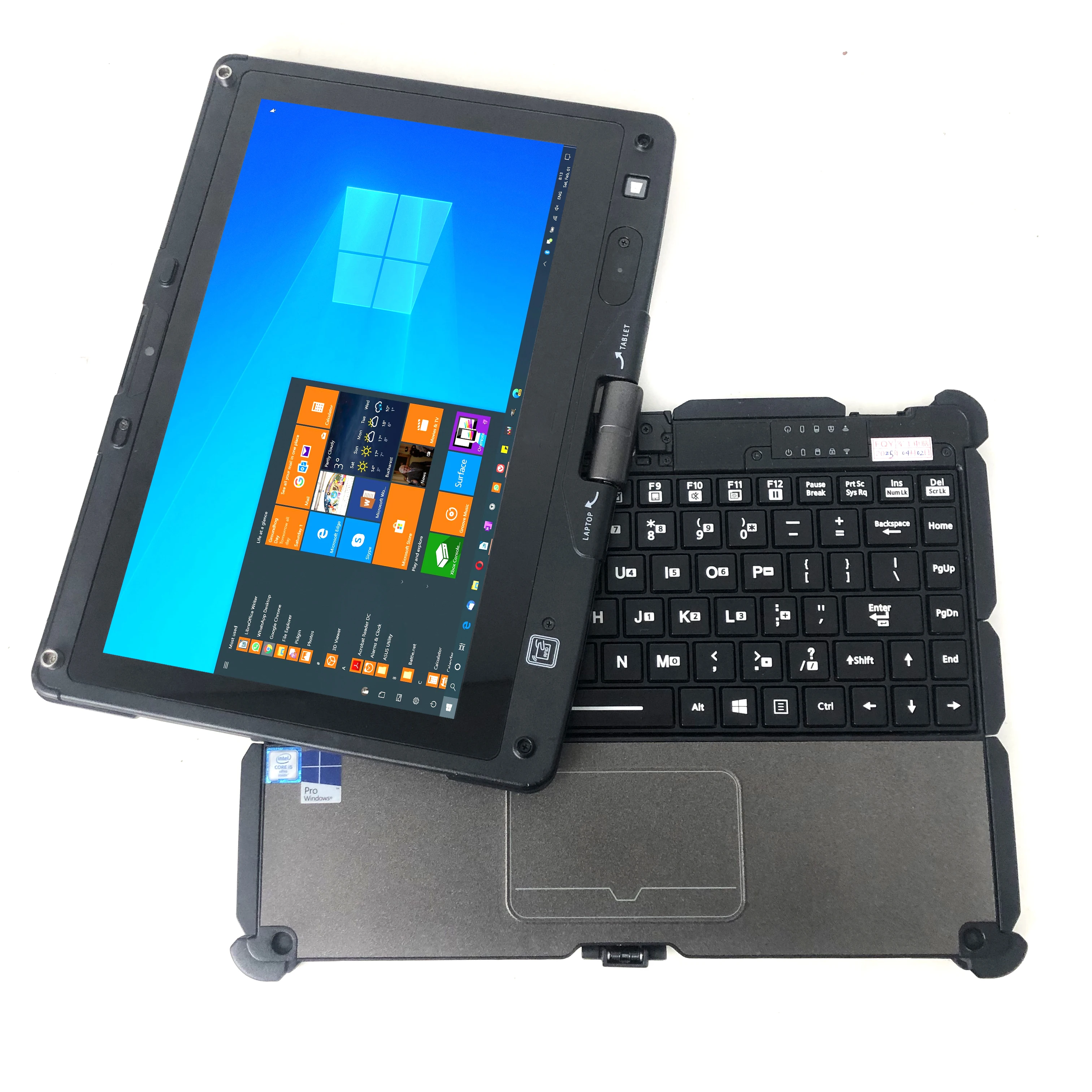 Toughbook GETAC كمبيوتر محمول / لوحي لسيارة شاحنة حفارة رافعة شوكية أداة تشخيصية تستخدم برنامج مثبت بأفضل جودة