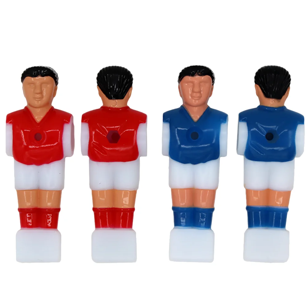 4 Pcs Table Football Game Replacement Tabletop Rod Soccer Figurine Puppet Player Mini Figures Child