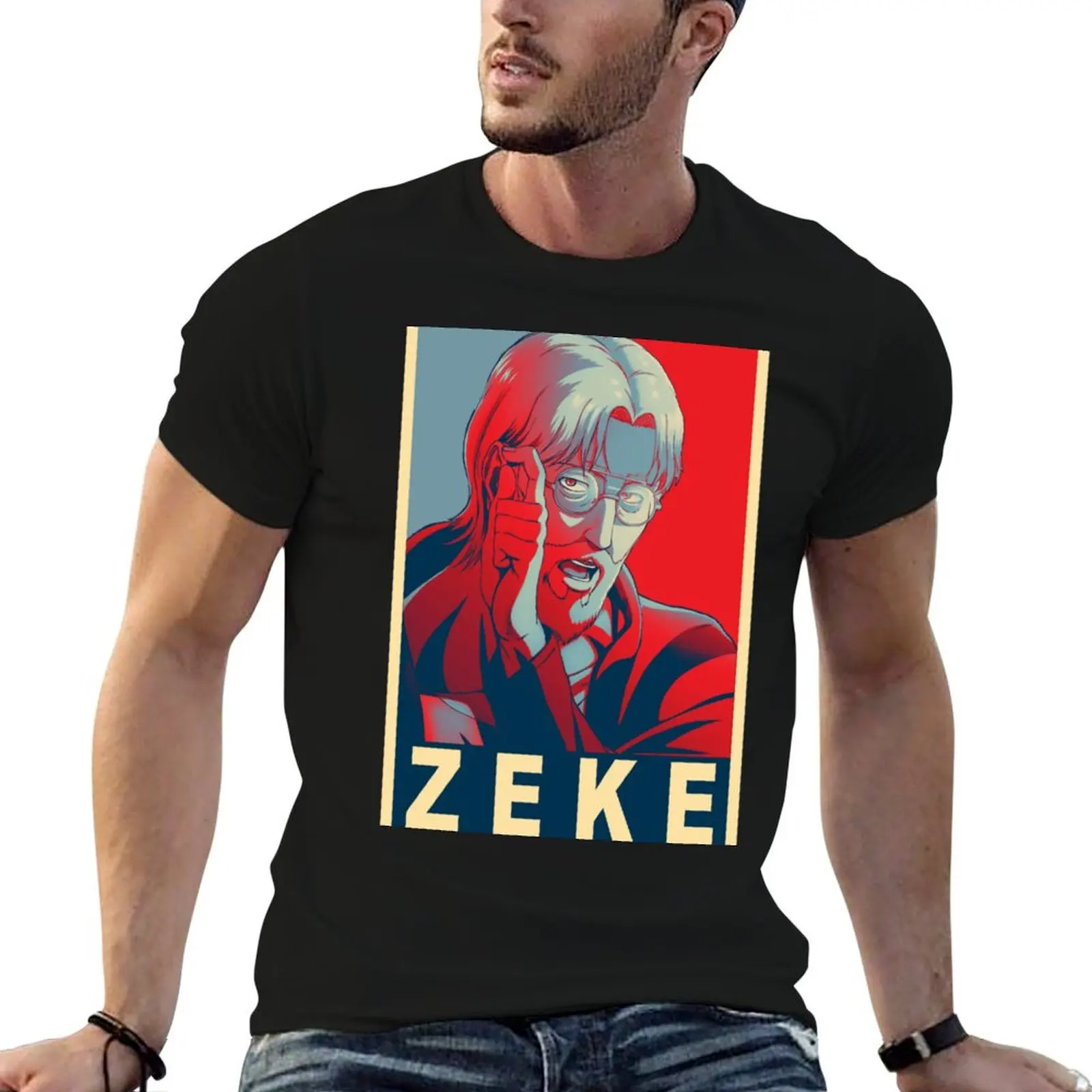 

Zeke Yeager - Affiche T-Shirt Personalized t-shirt boys animal print anime T-shirts for men cotton