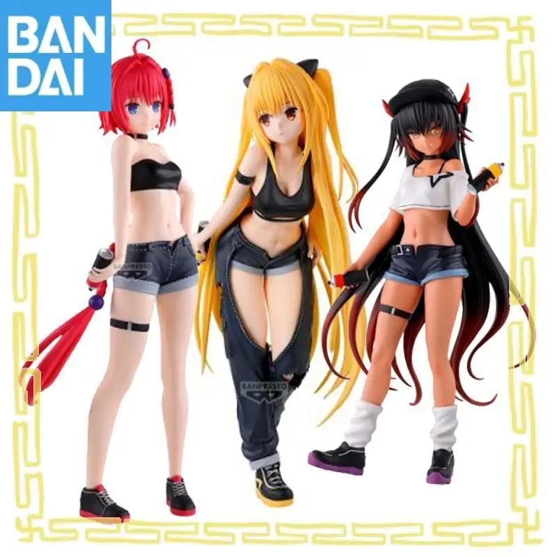

Genuine Bandai Namco Banpresto To Love Nemesis Eve Darkness Kurosaki Mea Glitter Glamours Anime Figure Model Toy Gift Collector