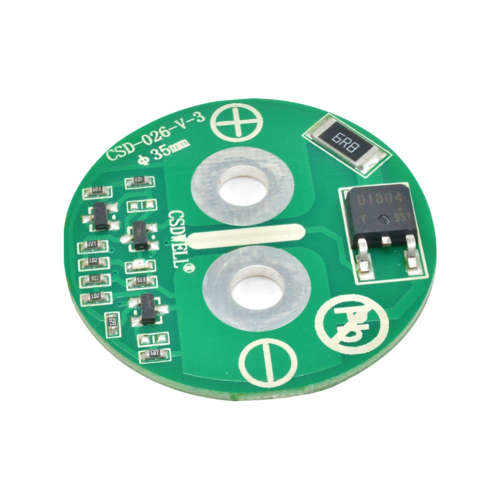 Imagem -02 - Farad Super Farad Capacitor Dia 2.7v 500f Super Capacitor Protection Board Balance Board 3.5 mm