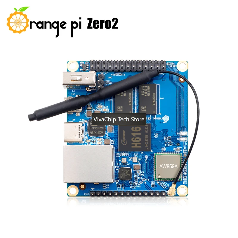VivaChip TechOrangePi Zero2 1GB RAM Single Board Computer