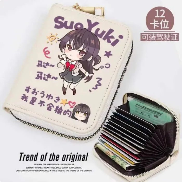 

Anime Alya Sometimes Hides Her Feelings In Russian FS Wallet PU Purse Card Coin Zipper Cash Holder Bag Cosplay Gift B1781 Anime