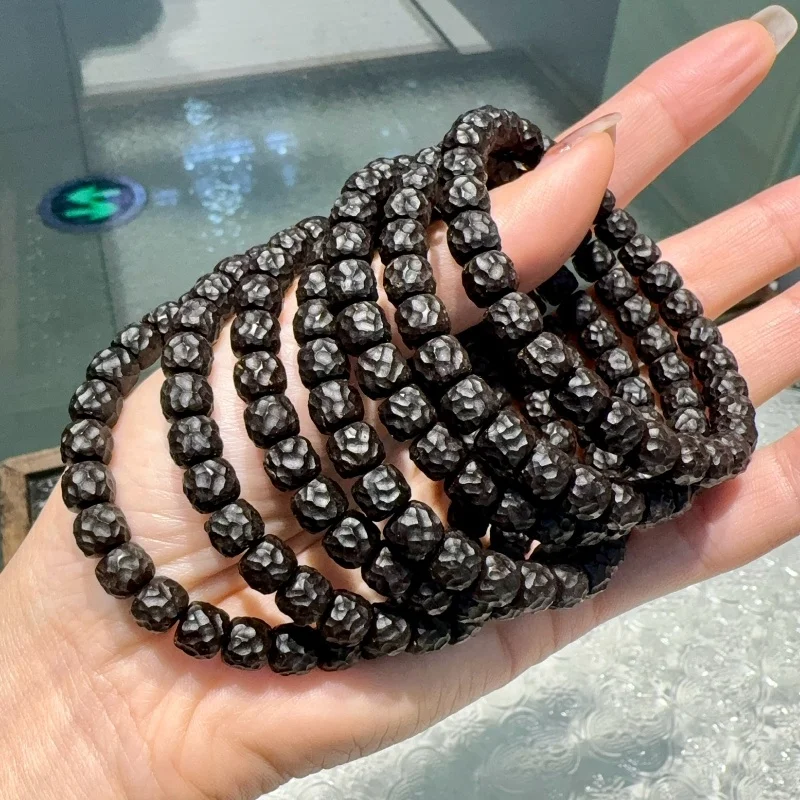 Genuine Goods Coconut Pedicle Seamless Bracelet Accessories Woven Hand Rope Necklace Cultural Artifact Prayer Beads Bra