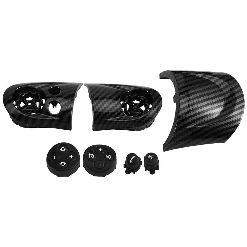 

AASS-3PCS Steering Wheel Control Switch Trim Cover 32309289676 For BMW MINI Cooper R55 R56 R57 R58 R59 R60 R61 2007-2014