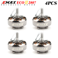 4PCS EMAX ECOII 2807 6S 1300KV FPV Drones DIY Parts Brushless Motor For Mark4 FPV Freestyle 7inch Long Range LR7 RC Quadcopter