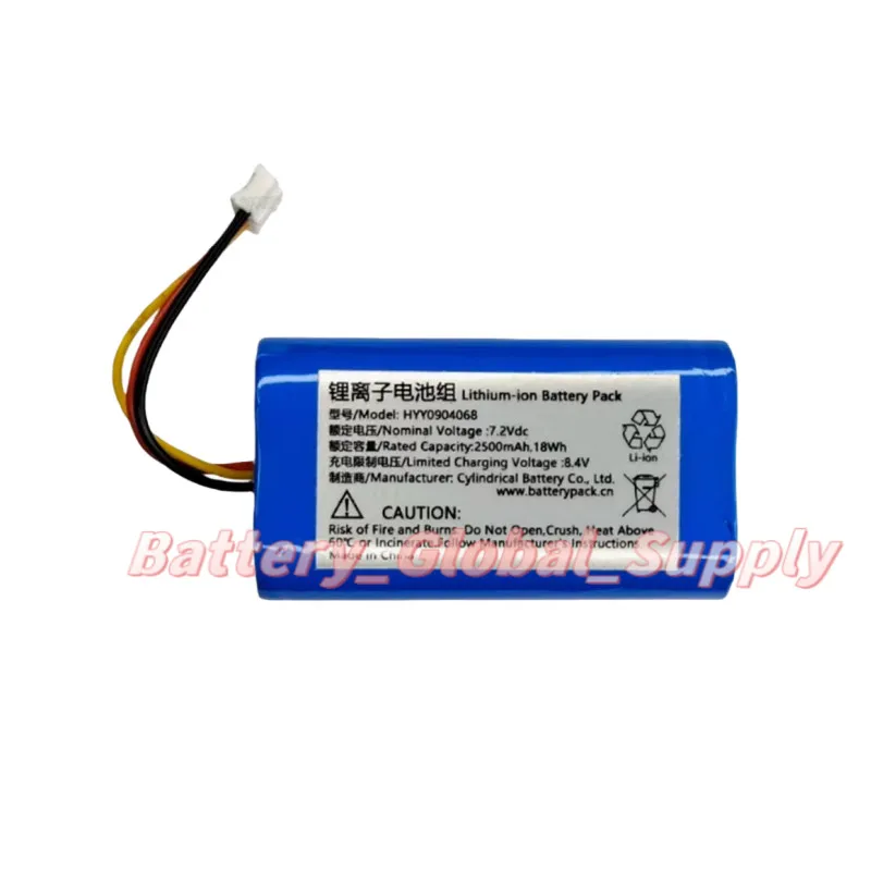 

7.2V 2500mAh battery pack for HYY0904068 Bluetooth pixel speaker