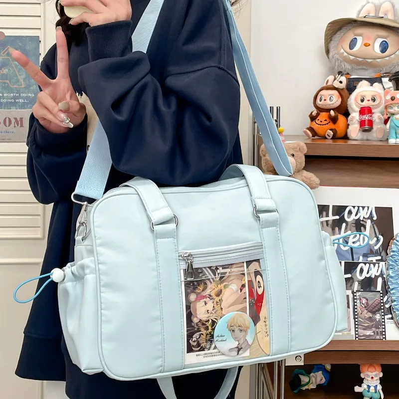

Милая аниме-сумка через плечо в японском школьном стиле, прозрачная сумка Ita Fashion