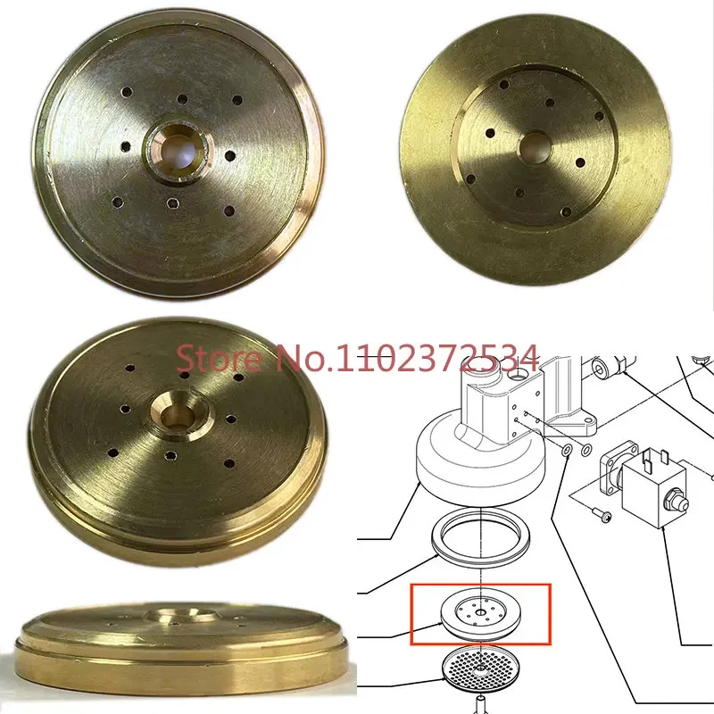 

White and black hawk coffee machine boiling head water separation copper plate water separation copper plate