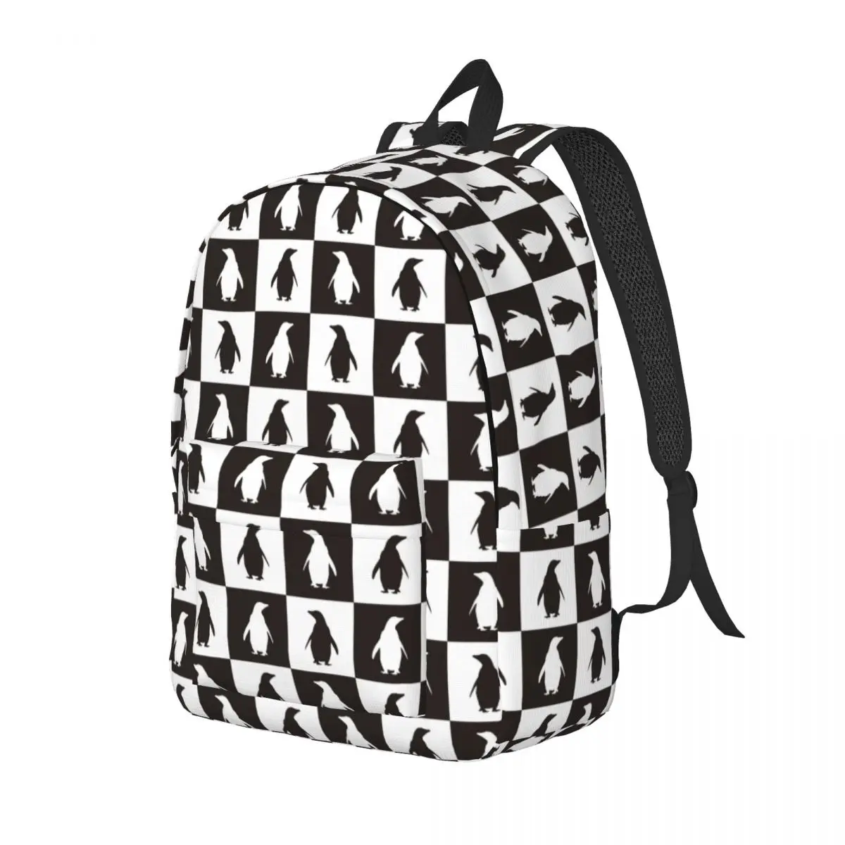 Cute Penguin Animal Backpack for Boy Girl Kids Student School Bookbag Black And White Daypack Preschool Kindergarten Bag Outdoor