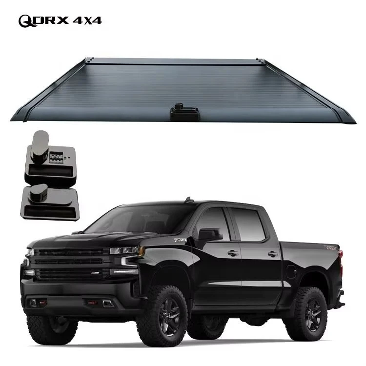 

Auto Accessories Pickup Truck Bed Cover Aluminium Electric Retractable Tonneau Cover Roll for Hilux SR5 Navara