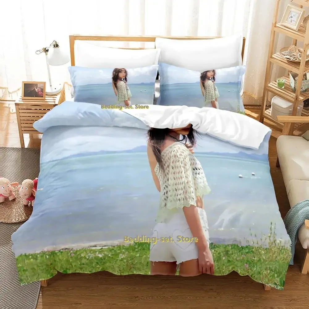 Goddess Asian Women Bedding Set Single Twin Full Queen King Size Bed Set Adult Kid Bedroom Duvetcover Sets parure de lit Bed