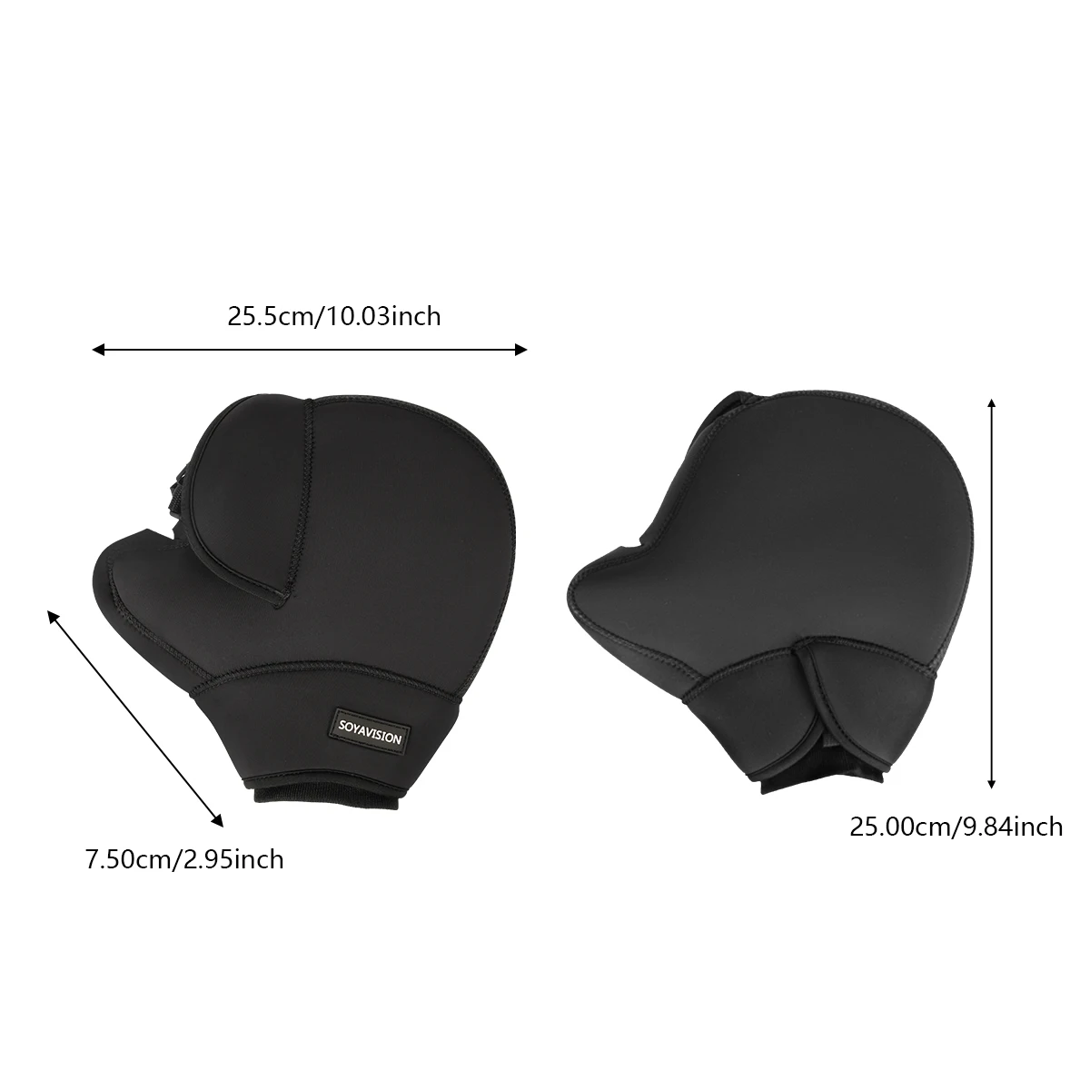 Protective Electric Scooter Thick Warm Handlebar Grip Handle Bar Muff Rainproof ATV Motorcycle Gloves Guante Moto Winter Gloves