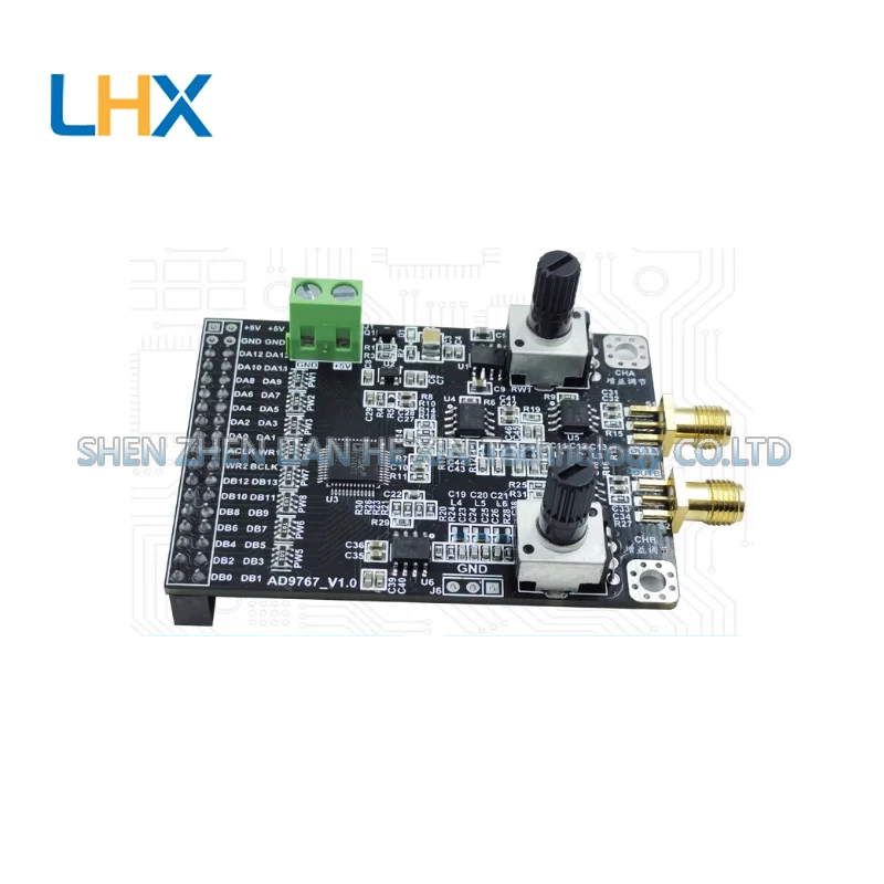 AD9767 Dual Channel 14-Bit 125MSPS High Speed DAC Waveform Generator Digital-to-Analog Converter Module