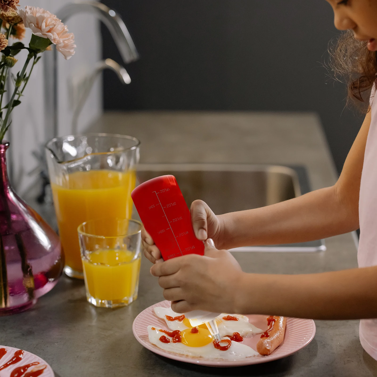 

10Pcs Squeeze Bottles Food Grade Sauce Dispensers for Ketchup Mustard Salad Dressing Containers Leak Proof Kitchen