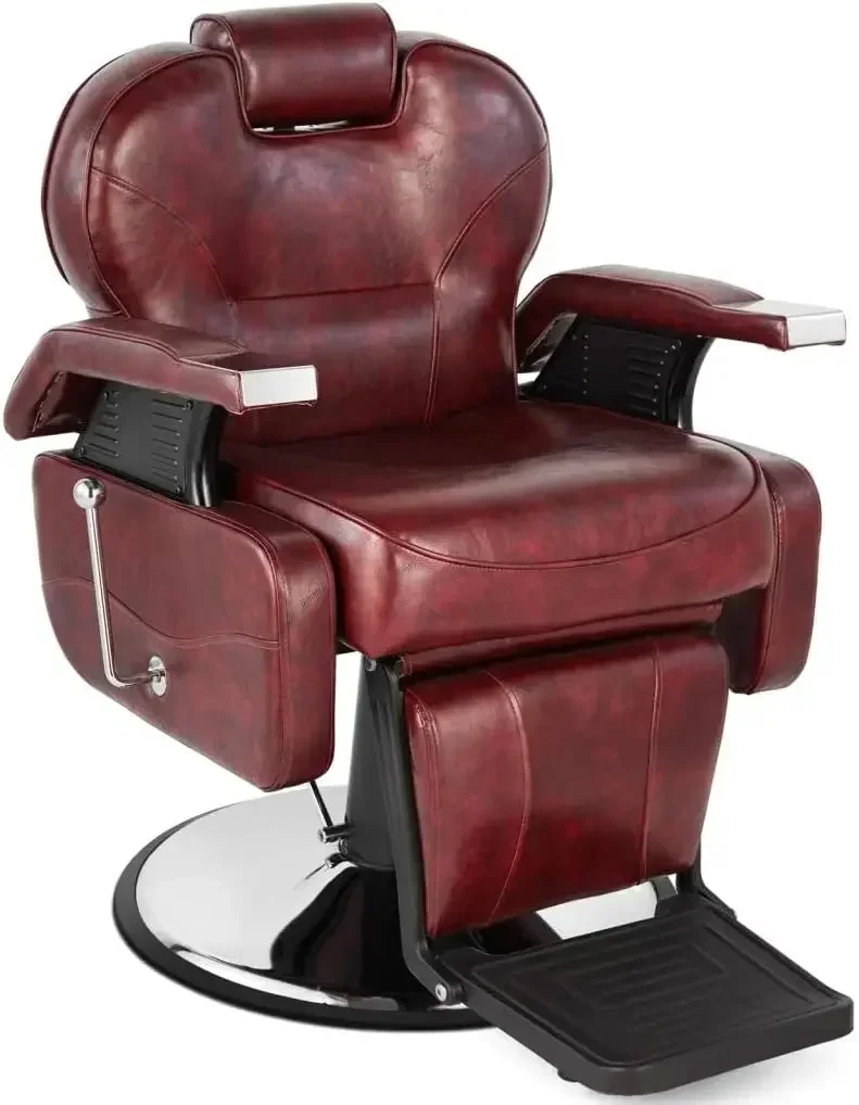 

Barber Chair Hydraulic Recline Barber Chairs Salon Chair for Hair Stylist Tattoo Chair Heavy Duty Barber Salon Equipment