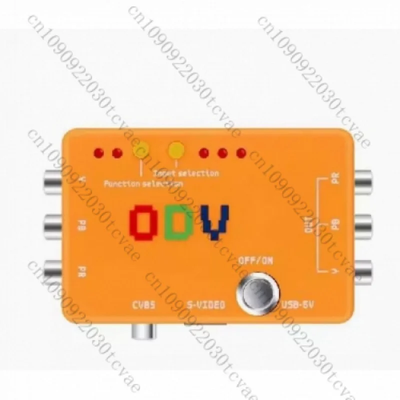ODV-II Component/CVBS/S-Video To Component Converter Adapter Without Delay Inputs For Retro Gaming Console Accessory