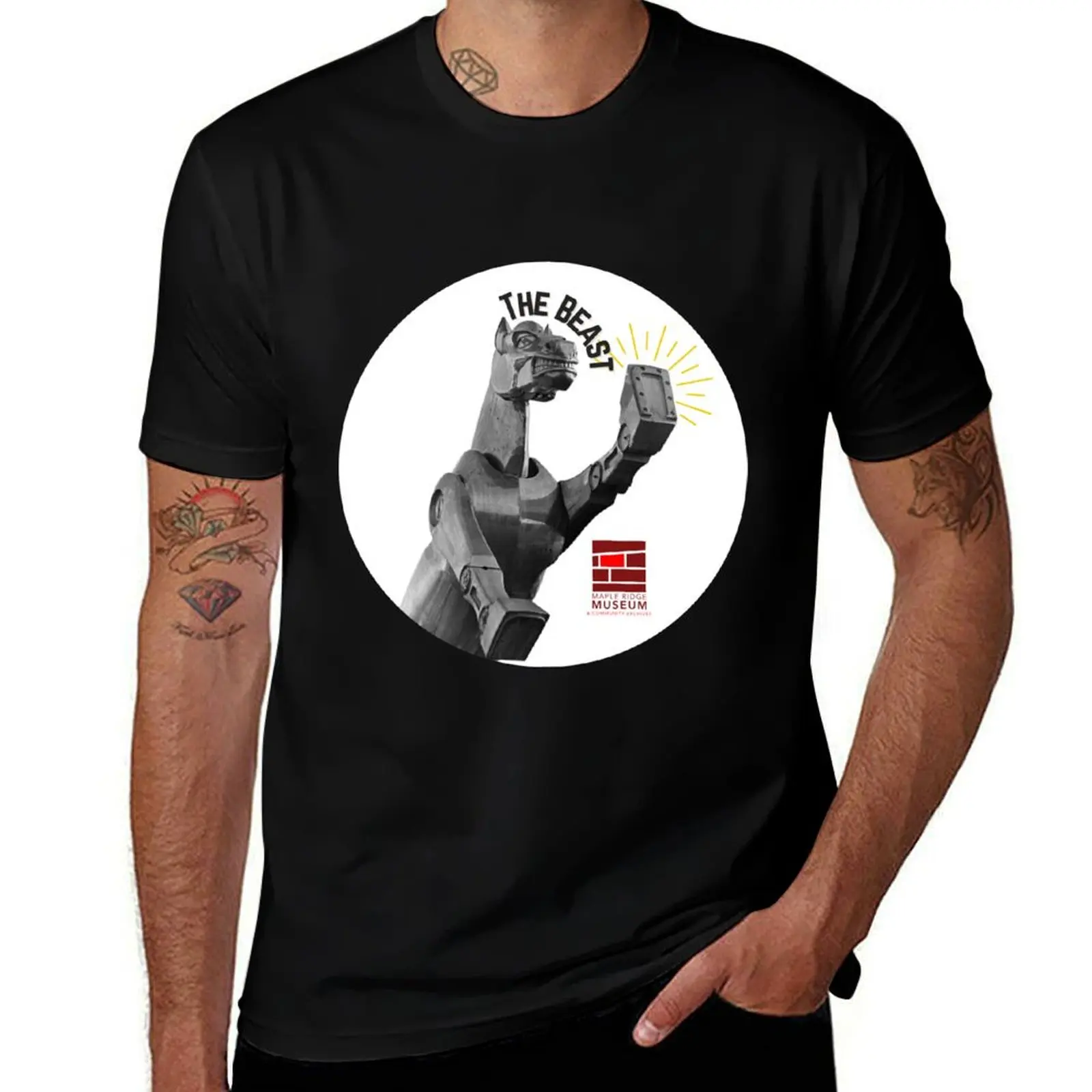 The Maple Ridge Beast T-Shirt cotton t shirts man 100% T-Shirt