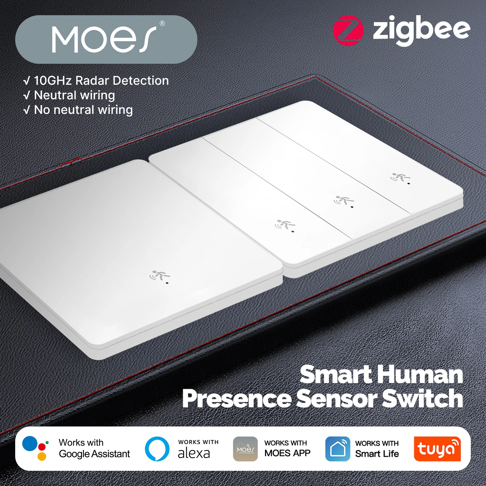 moes-tuya-zigbee-スマートウォールスイッチ-10ghz-ミリ波人感センサー-シングル＆ニュートラルワイヤー-家庭、ホテル、オフィス用