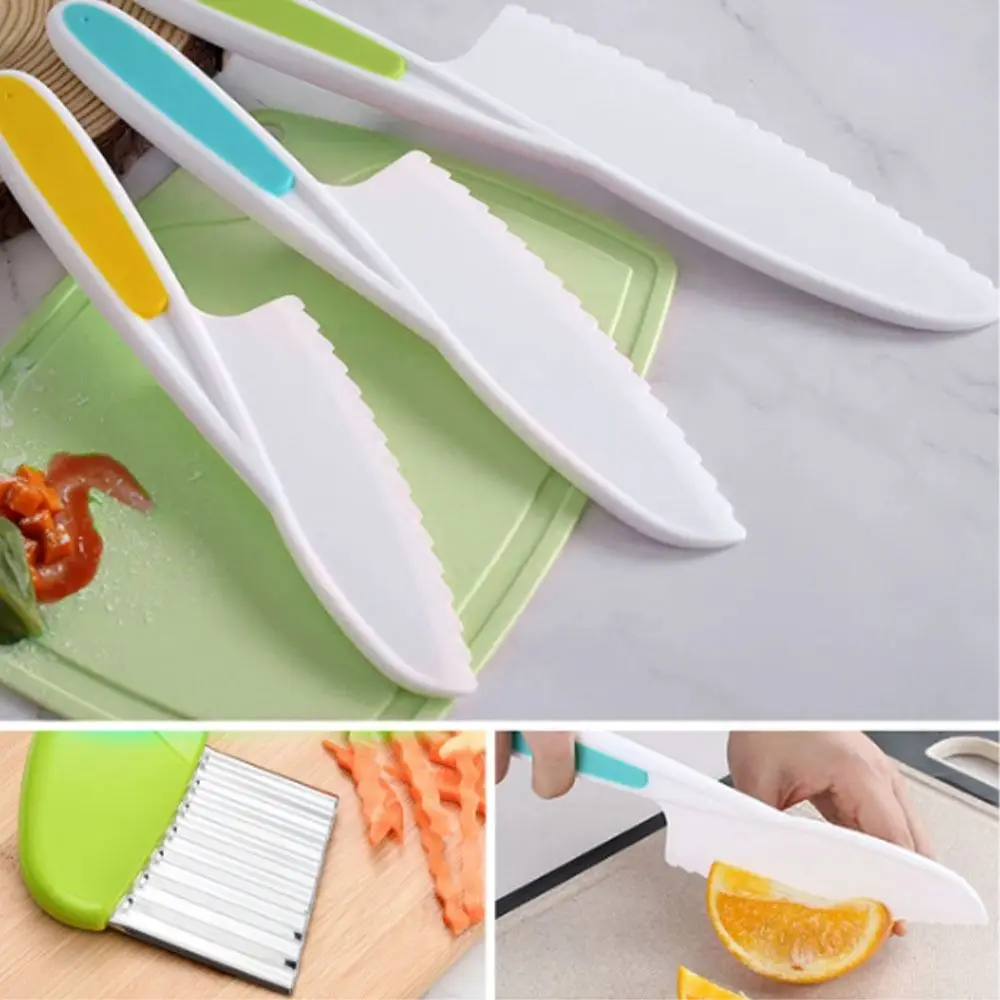 

Plastic Kids Cooking Cutter Set Multi-functional Simulation Kitchen Cooking Set Toddler Kitchen Playset Accessories DIY