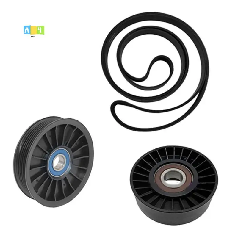 A04E-For Mercruiser Outboard V6 V8 4.3 5.0 5.7 6.2 Belt Tensioner Pulley Set 57-865615Q03 8M6500024 865598 864625T 862087A1
