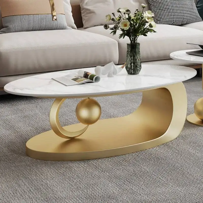 

Coffee Table Minimalist Luxury Modern Design Floor Gold Coffee Table Living Room Italian Modern Couchtisch Lounge Furniture